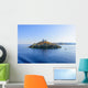 Greece Kea Island in Cyclades panoramic seascape view of sea at Wall Mural