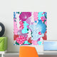 Bright Pattern Coral Wall Decal