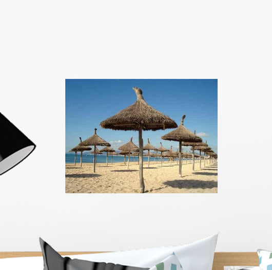 Parasols Beach Wall Decal