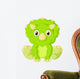 Cute triceratops cartoon Wall Decal