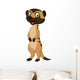 Cute meerkat cartoon Wall Decal