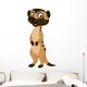 Cute meerkat cartoon Wall Decal