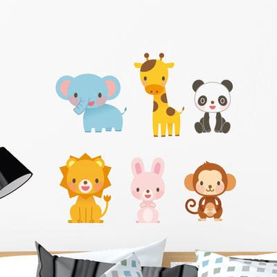 Wall Decal shown on a wall