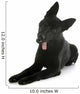 Black German Shepherd Wall Decal