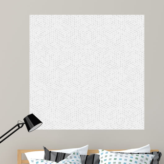 Isometric Pattern Wall Decal