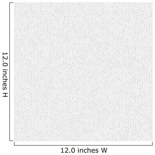 Isometric Pattern Wall Decal
