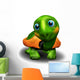 Green Turtle Baby 3D Wall Decal