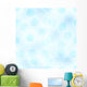 Blue and White Abstract Wall Decal