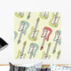 Guitar Seamless Pattern Wall Decal
