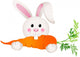 Bunny Eating Carrot Wall Decal