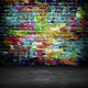 Graffiti Brick Wall Wall Mural
