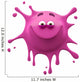 3D render fantasy monster, color grunge character Wall Decal