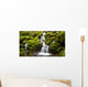 Green moss covered rocks along a stream on the way to Sol Duc falls in the rain forest of Olympic National park, Washington Wall Mural