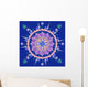 Blue mandala Wall Mural