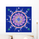 Blue mandala Wall Mural