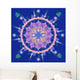 Blue mandala Wall Mural