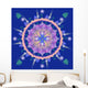 Blue mandala Wall Mural