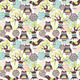 Forest Seamless Pattern Wall Decal Design 2
