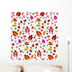 Seamless Pattern with Ladybirds Wall Decal