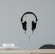 Painted Headphones Wall Decal