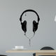 Painted Headphones Wall Decal
