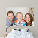 sweet little boy with his parents 