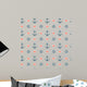 Seamless Nautical Pattern with Wall Decal