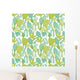 Seamless Bright Leaves Pattern Wall Decal Design 2