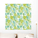 Seamless Bright Leaves Pattern Wall Decal Design 2