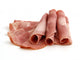 Cured Meat Isolated on White Background Wall Decal