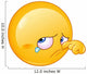 Wiping tear emoticon 