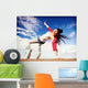 beautiful dancing girl in movement 
