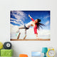 beautiful dancing girl in movement 