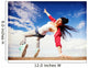 beautiful dancing girl in movement 