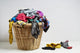 Overflowing laundry basket 