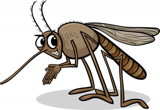 mosquito insect cartoon illustration Wall Decal