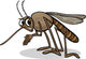 mosquito insect cartoon illustration Wall Decal