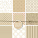 Set Cute Seamless Patterns Wall Decal