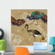 Seamless Pattern with Peacock Wall Decal