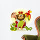 lion king of animal - vector illustration Wall Decal