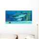 Pleistocene Megalodon Shark Wall Mural
