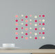 Pink and Red Flowers Wall Decal