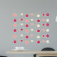 Pink and Red Flowers Wall Decal