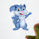 Cute squirrel cartoon waving Wall Decal
