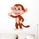 Cute Monkey Cartoon with Thumb up 