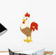 Cartoon Rooster Wall Decal