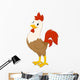 Cartoon Rooster Wall Decal