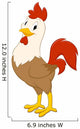 Cartoon Rooster Wall Decal