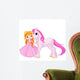 Cute Princess and Unicorn 