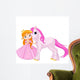Cute Princess and Unicorn 